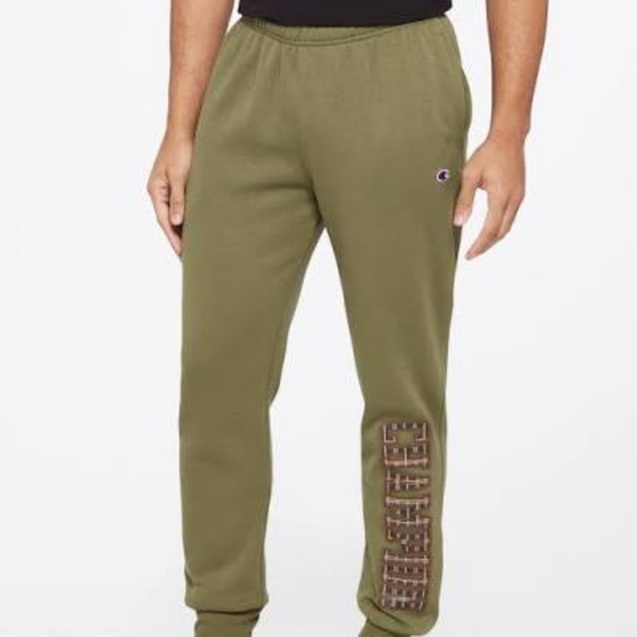 Champion Power Blend Olive Graphic Jogger - Picture 2 of 3